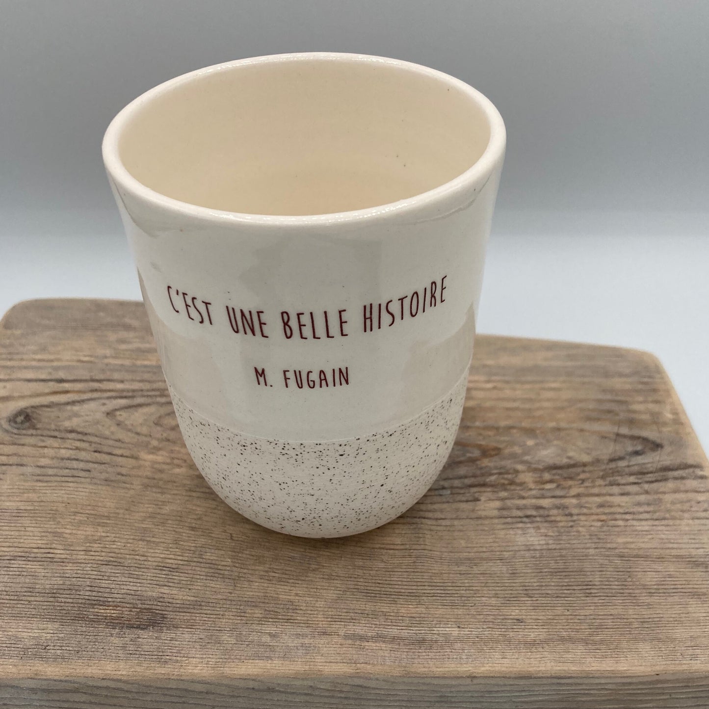 Verre-tasse exclusif à la boutique - C’est une belle histoire - M. Fuguain